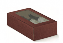 WINE DIS/BOX 2 BOTTLE BURGNDY X30(35386)